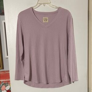 Chaser pale purple long sleeve thermal top